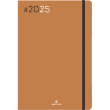 OBERTHUR Agenda FLEX, 1S/2P, format 17x24,5cm, couverture imprimée 2 couleurs Camel photo du produit