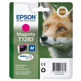 EPSON Cartouche Jet d'Encre DURABrite Ultra Magenta ''Renard'' (T1283) - C13T12834012 photo du produit