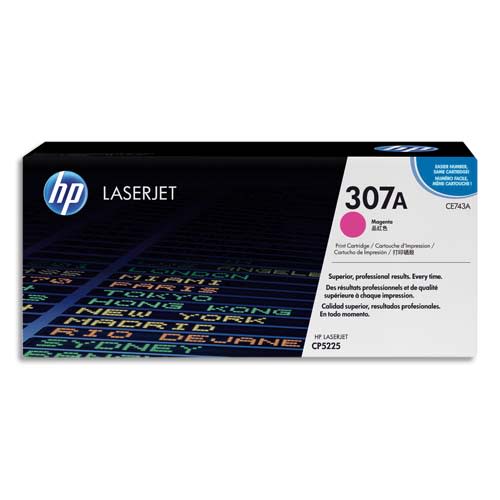 HP Cartouche Laser Magenta CE743A photo du produit Principale L