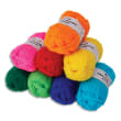 O'COLOR Lot de 8 petotes fils acryliques 50g. Couleurs vives assorties. Longueurs environ 90m par bobine photo du produit