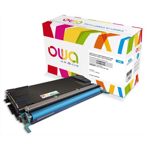 OWA Toner compatible LEXMARK Cyan C748H1CG K15851OW photo du produit Principale L