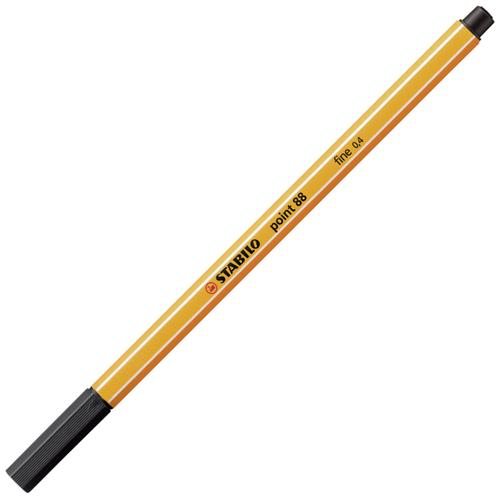 STABILO point 88 stylo-feutre pointe fine (0,4 mm) - Noir