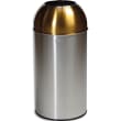 PROBBAX Collecteur ''dôme'' 40L - Inox Satiné/Jaune photo du produit