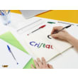 BIC Cristal Original Stylos-Bille Pointe Moyenne (1,0 mm) - Rouge photo du produit Secondaire 2 S