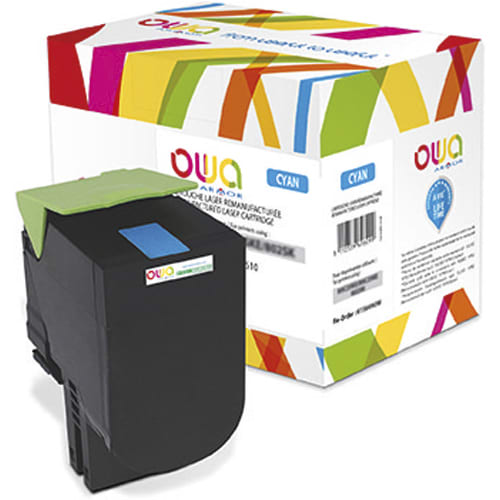 OWA Cartouche compatible Laser Cyan LEXMARK 70C2HC0 K15823OW photo du produit Principale L