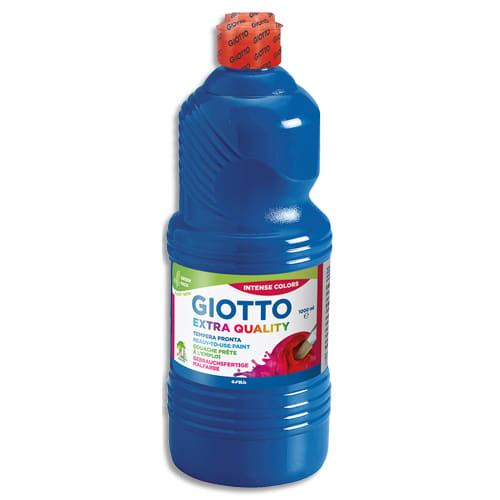 GIOTTO Flacon d'1 litre de gouache liquide de couleur Bleu outremer photo du produit Principale L