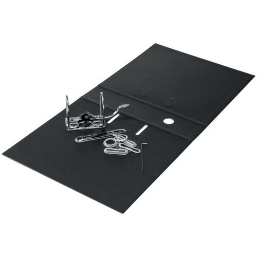 LEITZ Classeur à levier Leitz Recycle 180°, A4, dos de 8 cm, carton, noir photo du produit Secondaire 1 L
