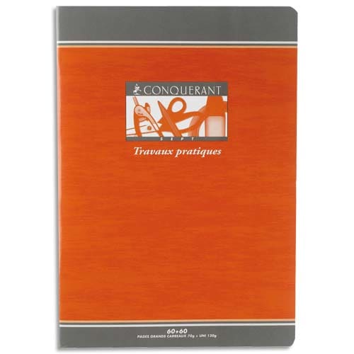 Cahier trieur - 17x22cm - Grands Carreaux - 140 pages