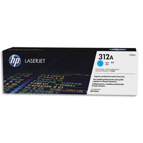 HP Cartouche Laser Cyan CF381A photo du produit Principale L