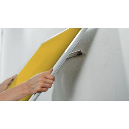 NOBO Tableau d'affichage Widescreen en feutre Impression Pro - 1550 x 870 mm - jaune - 1915432 photo du produit Secondaire 2 L