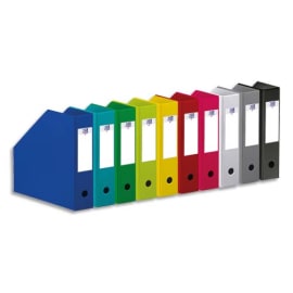 OXFORD Porte-revues en PVC soudé, dos de 10 cm 32x24cm, livré à plat. Coloris assortis 10 couleurs mode photo du produit