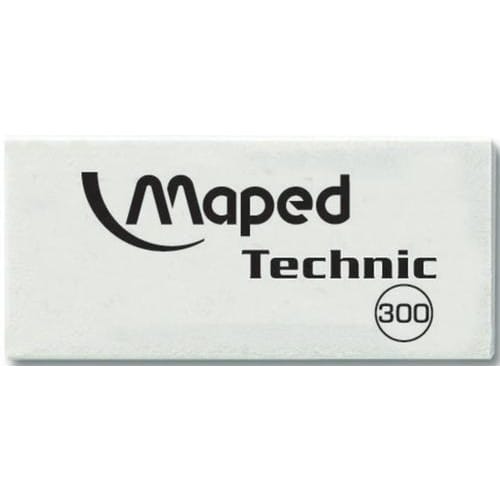 MAPED Gomme mini technic petit modèle avec fourreau pour le crayon.