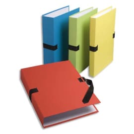 EXACOMPTA Chemise extensible fibres papier 100% recycl&eacute;es coloris Assortis photo du produit