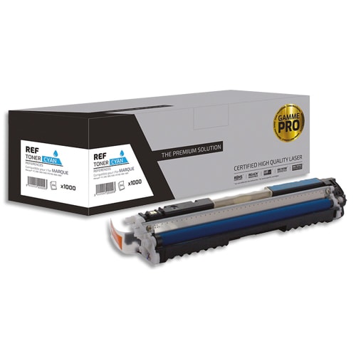 PSN Cartouche compatible laser pro cyan HP CF351A, 130A, L1-HT130C-PRO photo du produit Principale L