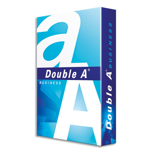 DOUBLE A Ramette de 500 feuilles papier extra Blanc BUSINESS DOUBLE A A4 75G CIE 165 photo du produit