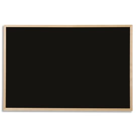 BI-OFFICE Tableau noir pour craie, cadre en bois de pin. Format 40x30 cm photo du produit