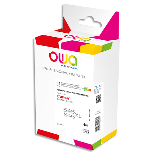 OWA - OWA Cartouche compatible noir+couleur 545/546XL K10377OW disponible  chez ALL OFFICE