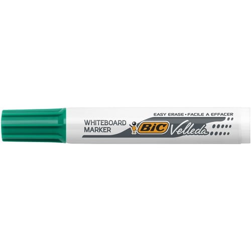 BIC Velleda 1711 Feutres pour Tableau Blanc Effaçables à Sec à Pointe Conique Moyenne - Vert photo du produit Secondaire 2 L