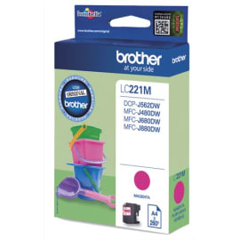 BROTHER Cartouche Jet d'encre Magenta LC221M photo du produit