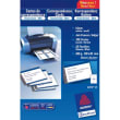 AVERY Pochette de 100 cartes de correspondance 82x128mm Quick&Clean 260g impression recto-verso photo du produit