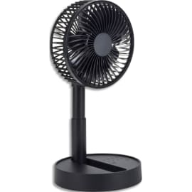 Ventilateur compact, le pied du ventilateur est extensible et se plie pour faciliter son rangement photo du produit