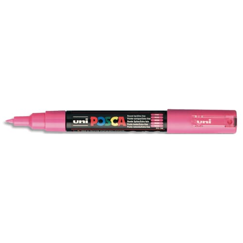 POSCA Marqueur peinture. Pointe extra fine de 0,7 à 1 mm (PC1MC). Couleur rose photo du produit Principale L