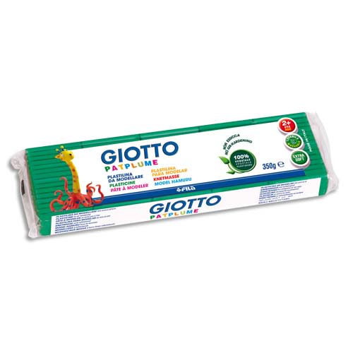 GIOTTO Pâte à modeler Patplume 350 g / Vert Foncé photo du produit Principale L