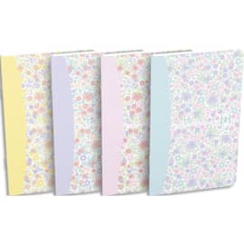 OXFORD Cahier carte Flowers agrafé 9 x 14 cm 60 pages 90g Ligné photo du produit