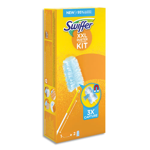 SWIFFER Kit de démarrage poignée + plumeaux