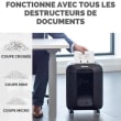 FELLOWES Paquet de 10 feuilles lubrifiées pour destucteurs à base d'huile végétale 4025601 photo du produit Secondaire 2 S