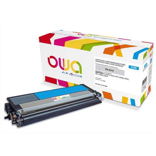 OWA Toner compatibilité BROTHER Cyan TN-321C K15779OW photo du produit Principale L