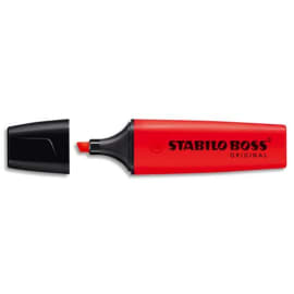 STABILO BOSS ORIGINAL surligneur pointe biseautée - Rouge fluo photo du produit