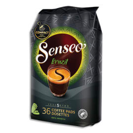 SENSEO Paquet de 36 dosettes de café moulu Brazil. Intensité 6 photo du produit