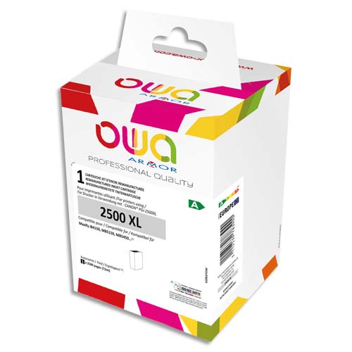 OWA Cartouche compatible remanufacturée Jet d'encre CANON PGI-2500XL Noir  K20637OW