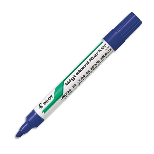 PILOT Marqueur effaçable à sec pour tableaux Blancs pointe ogive corps aluminium encre Bleue WBMA-TM photo du produit Principale L