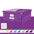 LEITZ Boîte Click & Store WOW, format Large A3, violet photo du produit Secondaire 2 S