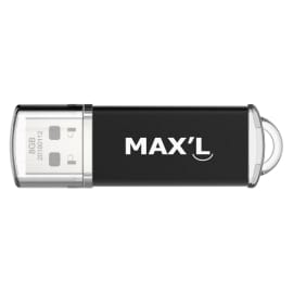 MAXELL Clé USB 2.0 Max'L Colors Noire 8Go photo du produit