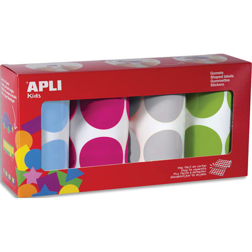 APLI Kit Mon premier livre avec des gommettes pour apprendre les couleurs -  Etiquette - LDLC