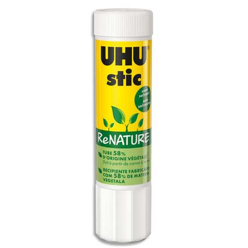 UHU Tube de colle Stic Blanc 40g ReNATURE photo du produit Principale L