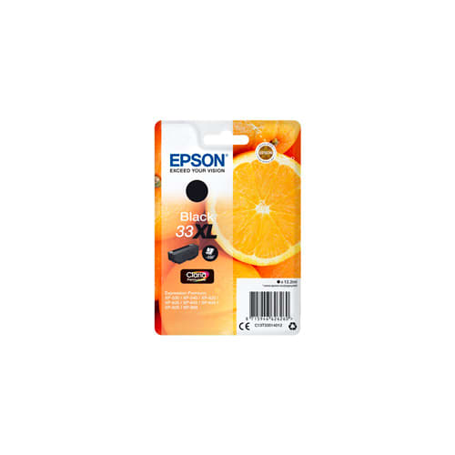 EPSON Cartouche Jet d'Encre Claria Premium Noir (XL) ''Oranges'' 33 (T3351) - C13T33514012 photo du produit Principale L