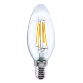 INTEGRAL Ampoule LED Candle E14, 4 Watts 2700 Kelvin 420/470 Lumen, angle d'éclairage 300/330. Clair photo du produit