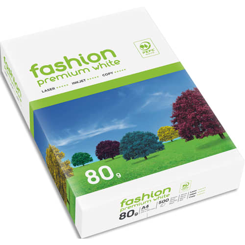 CLAIREFONTAINE Ramette 500 feuilles très Blanc FASHION A4 80G CIE 165 photo du produit Principale L