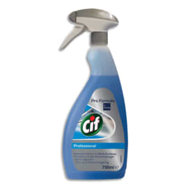CIF PROFESSIONAL Spray 750 ml Nettoyant vitres et multi-surfaces sans parfum Pro Formula photo du produit