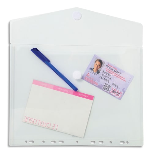 EXACOMPTA Pochette perforée, A4, PP, transparent - Achat/Vente EXACOMPTA  8700334