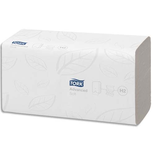 TORK Colis de 3x7 paquet 180 feuilles Essuie-mains Xpress interfoliés doux Advanced 2 plis Z 25,5x21,2cm photo du produit Principale L