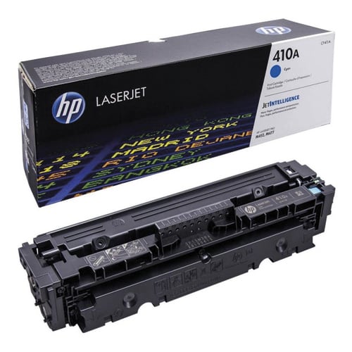 HP 410A CF411A Toner Cyan Authentique pour HP Color LaserJet Pro M377 / M452 / M477 photo du produit