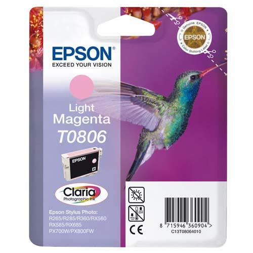 EPSON Cartouche Jet d'encre Magenta clair C13T08064011 photo du produit Principale L