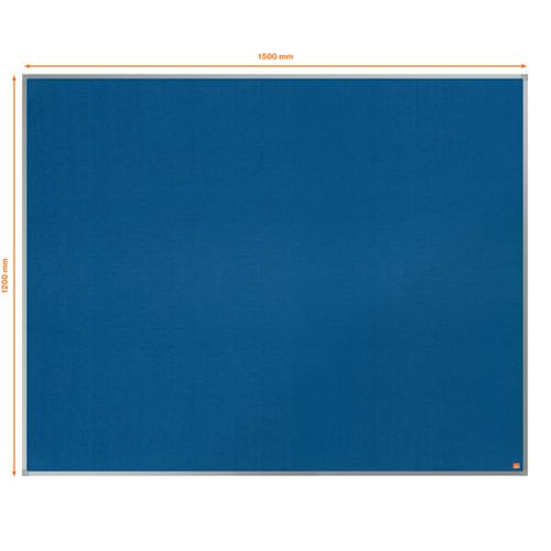 NOBO Tableau d'affichage en feutre Essence 1500x1200 mm - Bleu - 1915456 photo du produit Secondaire 1 L