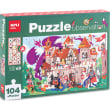 APLI KIDS Puzzle d'observation sur le thème du château. 104 pièces. À partir de 5 ans. photo du produit