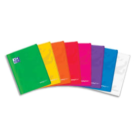 OXFORD Cahier Multinotes étudiants à spirale A4+ 160 pages perforées 90g  quandrillé 5x5. Coloris assortis